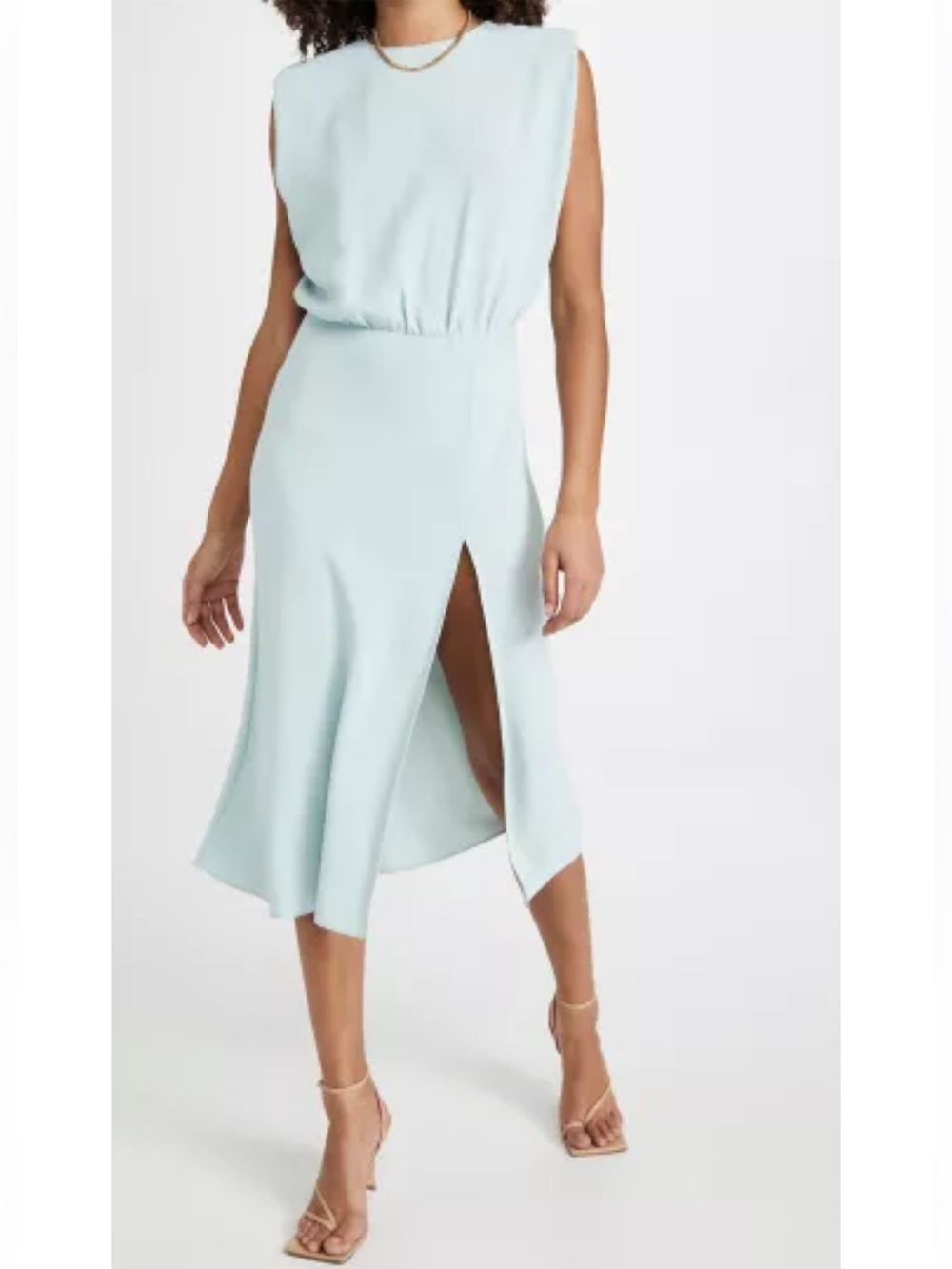 Amanda Uprichard Dress XS Linen Green - Picture 2 of 9